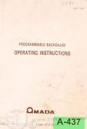 Amada-Amada Backgauge Programming Manual (1983)-General-01